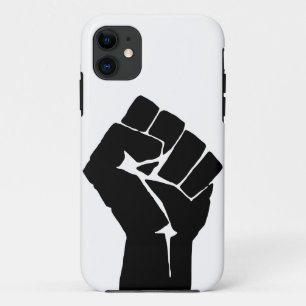 Black Fist Raised - Resistance Protest Case-Mate iPhone Case
