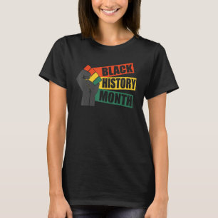Black Fist Shirt African American Pride Black Hist