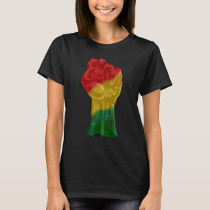 Black Fist Shirt African American Pride Black Hist