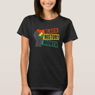 Black Fist Shirt African American Pride Black Hist