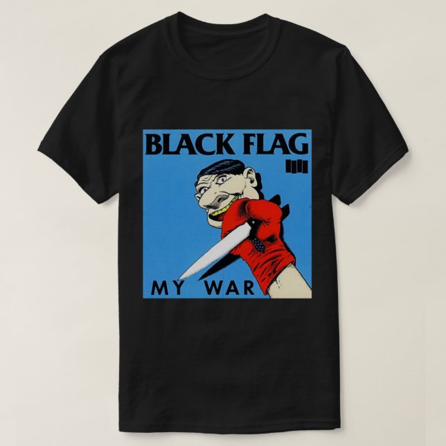 Black Flag My War Classic T-Shirt (Design Front)