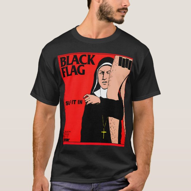 Black Flag Rock band T-Shirt (Front)