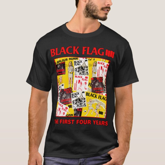 Black Flag Rock band T-Shirt (Front)