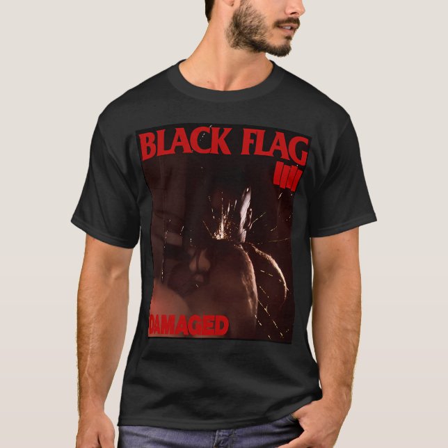 Black Flag Rock band T-Shirt (Front)