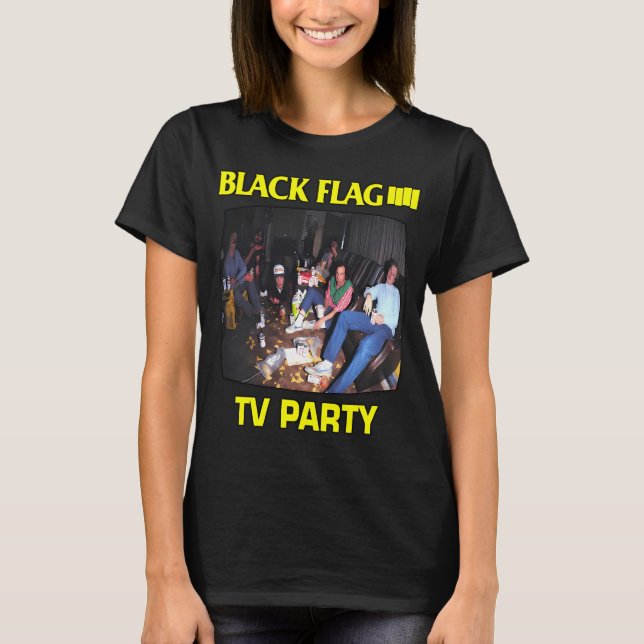 Black Flag Rock band T-Shirt (Front)