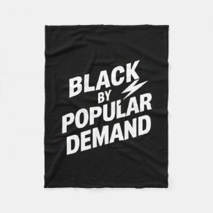 Black  fleece blanket