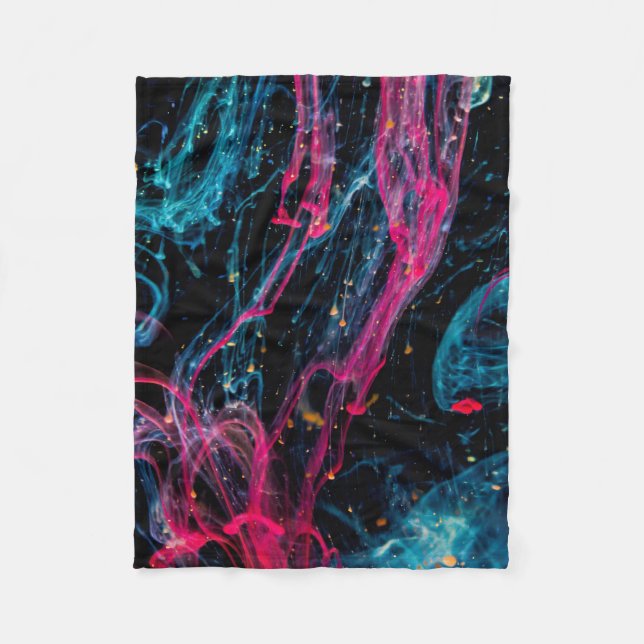 Black Fleece Blanket (Front)