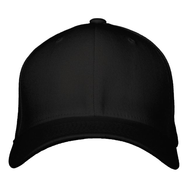 Black Flexfit Wool Cap (Front)