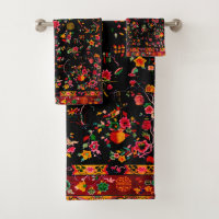 Black Floral  