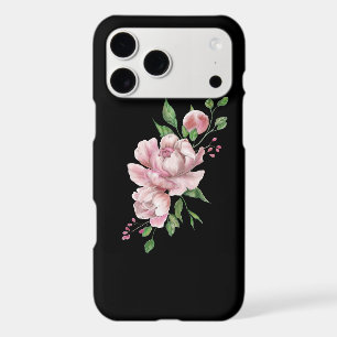 Black Floral iPhone Case