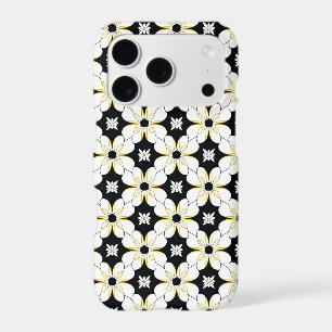 Black Floral Line Pattern For Modern Decor