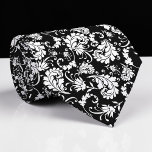 Black Floral Pattern Custom Necktie<br><div class="desc">This custom necktie features a sophisticated floral pattern, making it a stylish and unique accessory. It's perfect for adding a touch of personality to any outfit, whether it's for a special occasion or everyday wear. The high-quality fabric ensures a comfortable and long-lasting wear, and the custom design allows you to...</div>