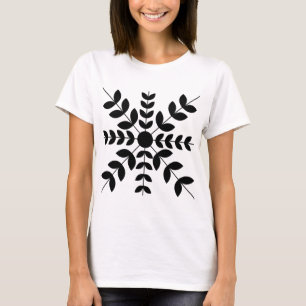 Black Floral T-Shirt