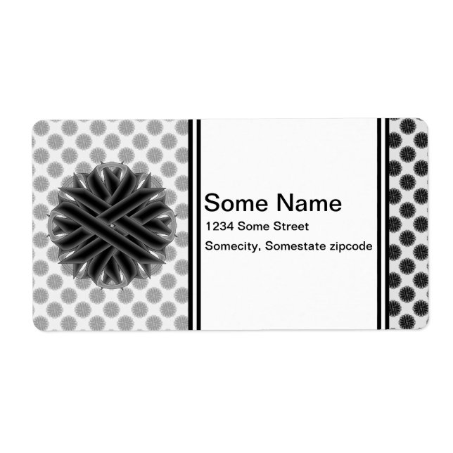 Black Flower Ribbon by Kenneth Yoncich (Front)