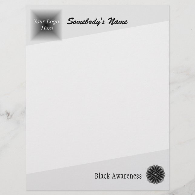 Black Flower Ribbon by Kenneth Yoncich (Front)