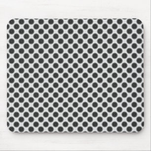 Black Flower Ribbon by Kenneth Yoncich Mouse Pad