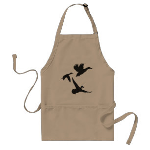 Black Flying Duck Silhouettes Standard Apron