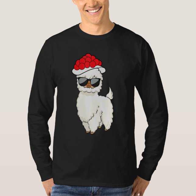 Black Forest Bollenhut Llama T-Shirt (Front)