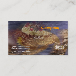 Black Forest Cake Business Card