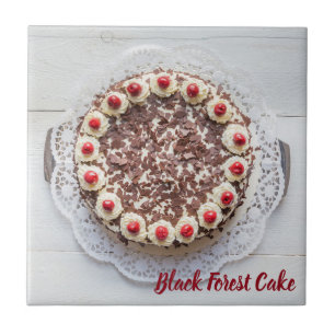 Black Forest Cake for gateau sweet tooth baking Tile
