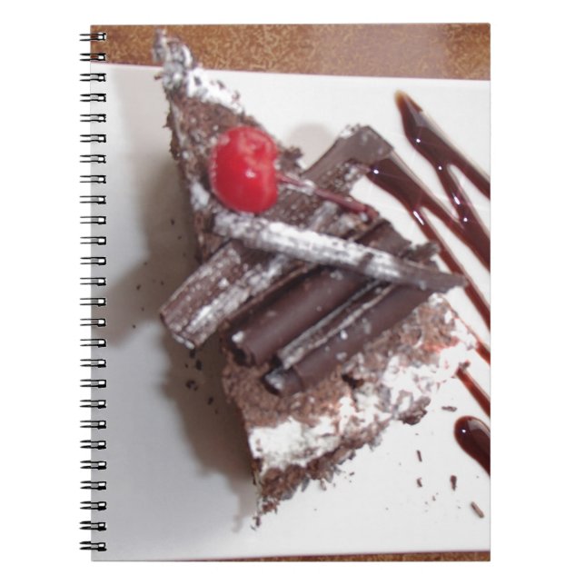 Black forest cake notebook (Front)