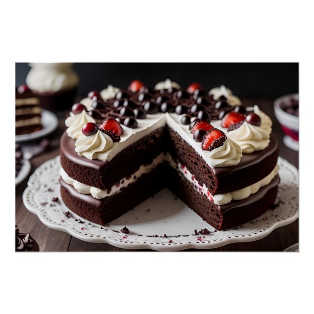 Black Forest Cake Poster (Front)