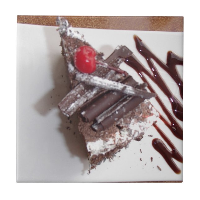Black forest cake tile (Front)
