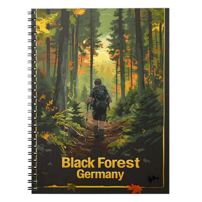 Black Forest Germany Hiking Notebook (Front)
