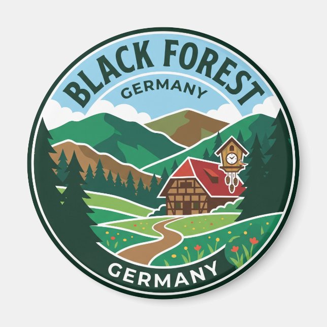 Black Forest Germany Magnet (Front)