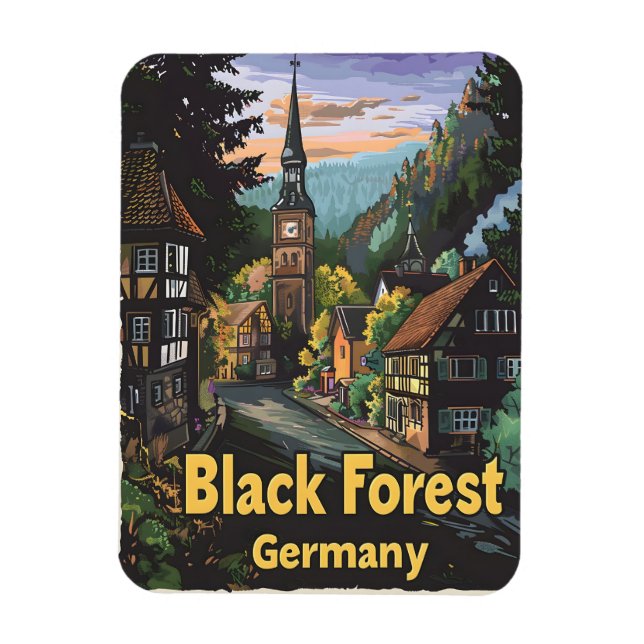 Black Forest Germany  Magnet (Vertical)