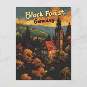 Black Forest Germany Postcard