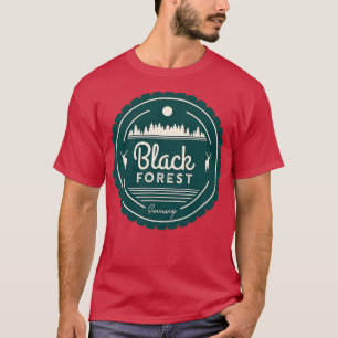 Black Forest Germany Vintage Forest Deer T-Shirt