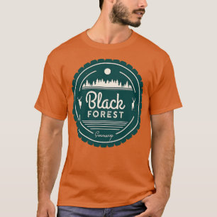 Black Forest Germany Vintage Forest Deer T-Shirt