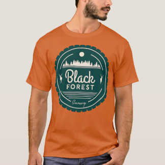 Black Forest Germany Vintage Forest Deer T-Shirt