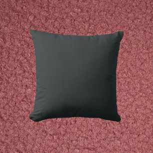 Black Forest Green Solid Colour Cushion