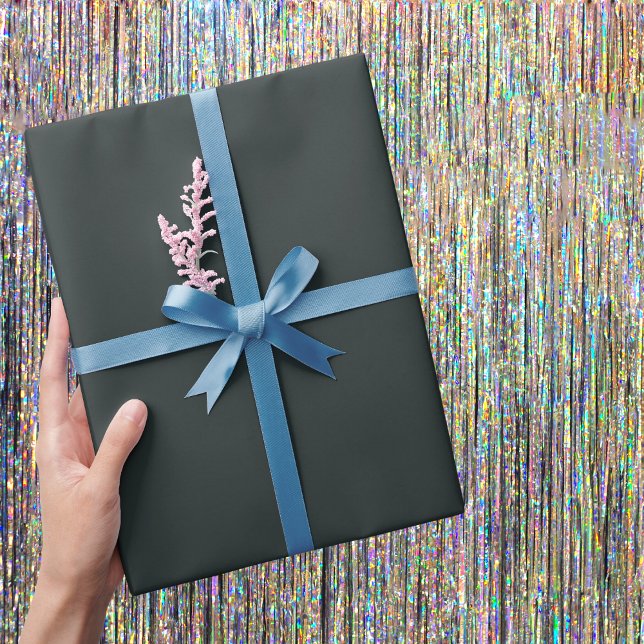 Black Forest Green Solid Colour Wrapping Paper (Creator Uploaded)