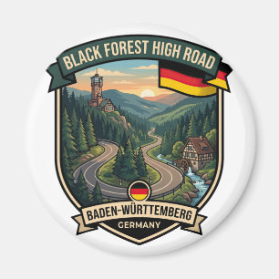 Black Forest High Road Scenic Forest Route Magnet