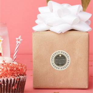 Black Forest Mooncake Recipe Label