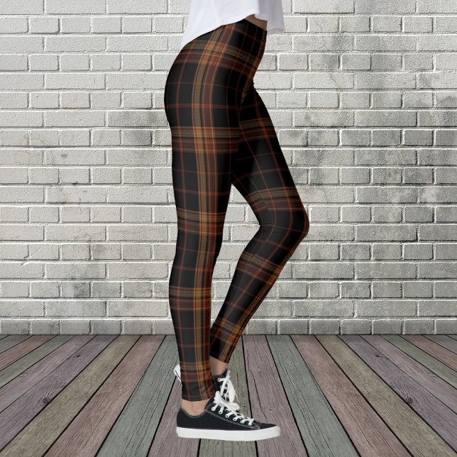 Black Forest Scottish CLAN Tartan Women's Leggings (Creator Uploaded)