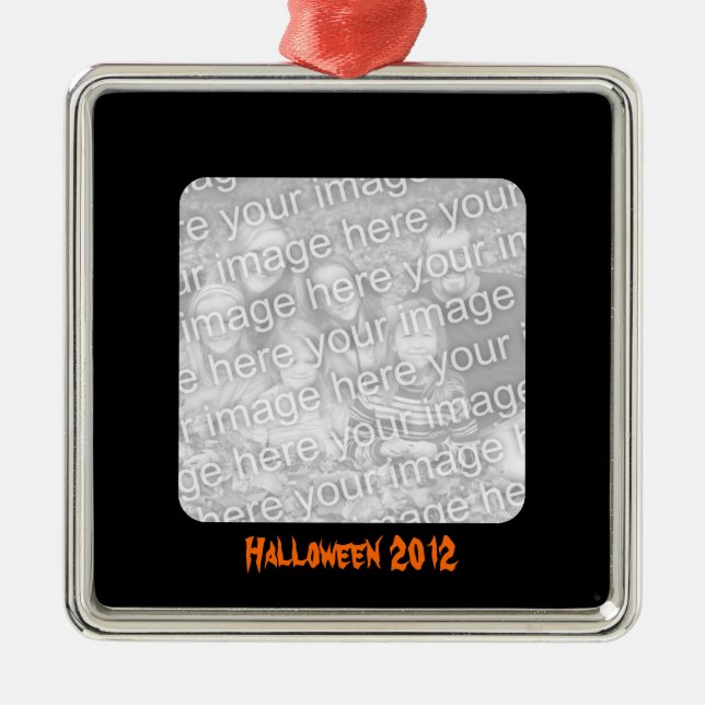 Black Frame Ornament (Front)