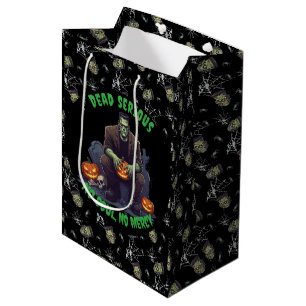 🖤 Black Frankenstein Halloween Gift Bag 💀🎃