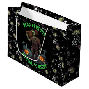 🖤 Black Frankenstein Halloween Gift Bag 💀🎃