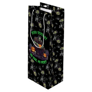 🖤 Black Frankenstein Halloween Gift Bag 💀🎃