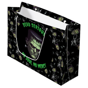 🖤 Black Frankenstein Halloween Gift Bag 💀🎃