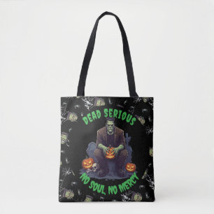 🖤 Black Frankenstein Halloween Tote bag