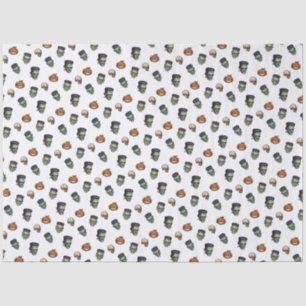 🖤 Black Frankenstein Tissue Paper 💀🎃