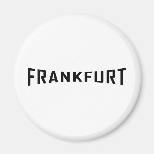 black Frankfurt icon Magnet