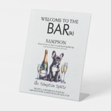 Black French Bulldog Bar