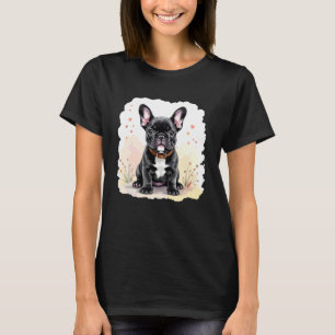 Black French Bulldog Cute Frenchie Dog T-Shirt