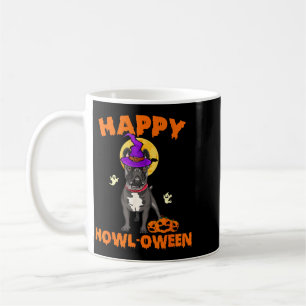 Black French Bulldog Witch Costume Dog Lover Happy Coffee Mug